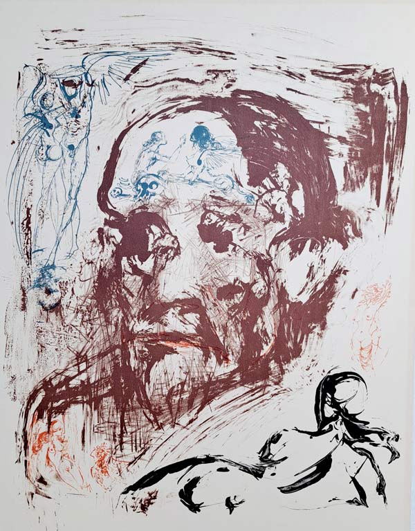 Salvador Dalì ritratto di Freud Novecentoarte